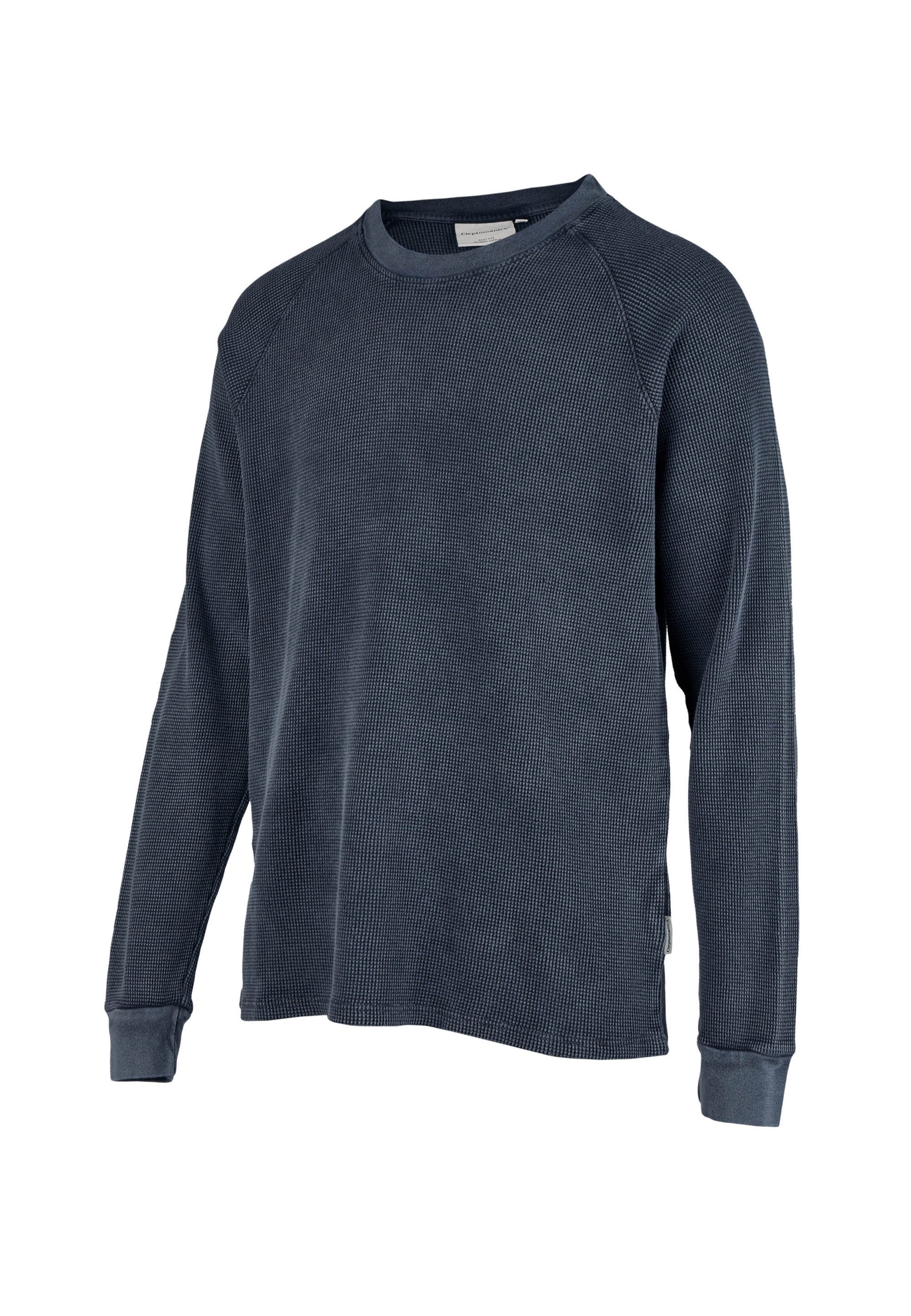 Cleptomanicx Strickpullover Boxy Crewneck Thermal im lockeren Schnitt