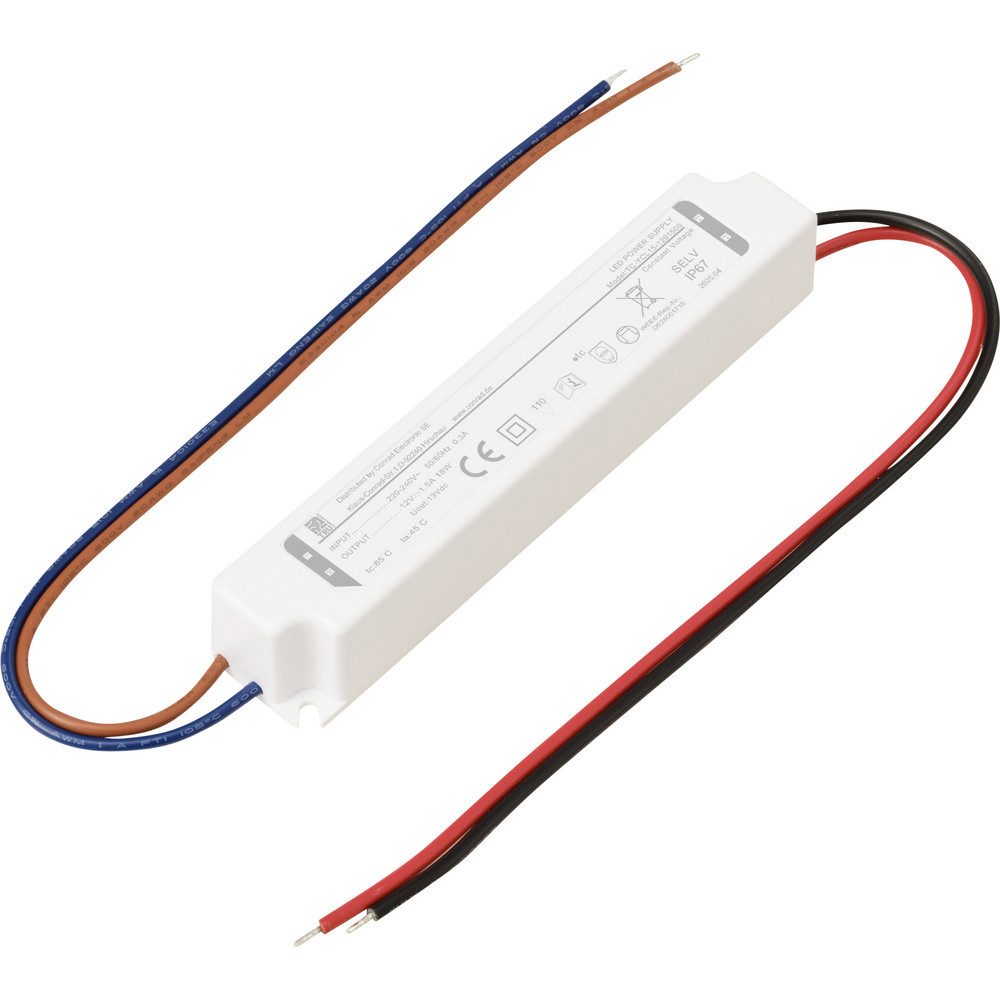 TRU COMPONENTS TRU COMPONENTS TC-YCL15-1201500 LED-Trafo Konstantspannung 18 W 1.5 A LED Trafo