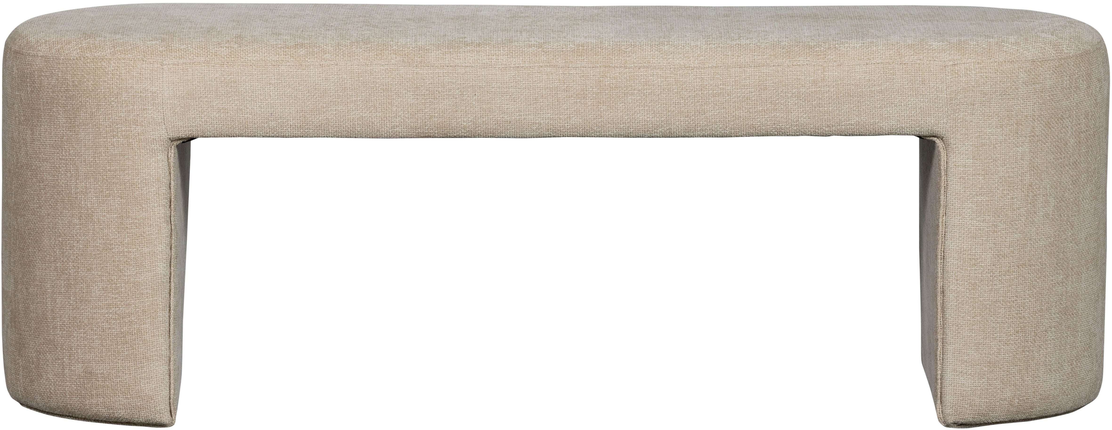 WOOOD Bank Jacob, gepolstert und ohne Rückenlehne, Breite 130 cm