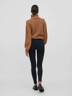 Vila High-waist-Jeans (1-tlg) Plain/ohne Details