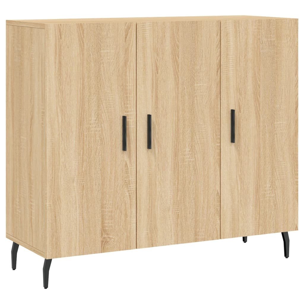 vidaXL Sideboard Sideboard Sonoma-Eiche 90x34x80 cm Holzwerkstoff (1 St) günstig online kaufen