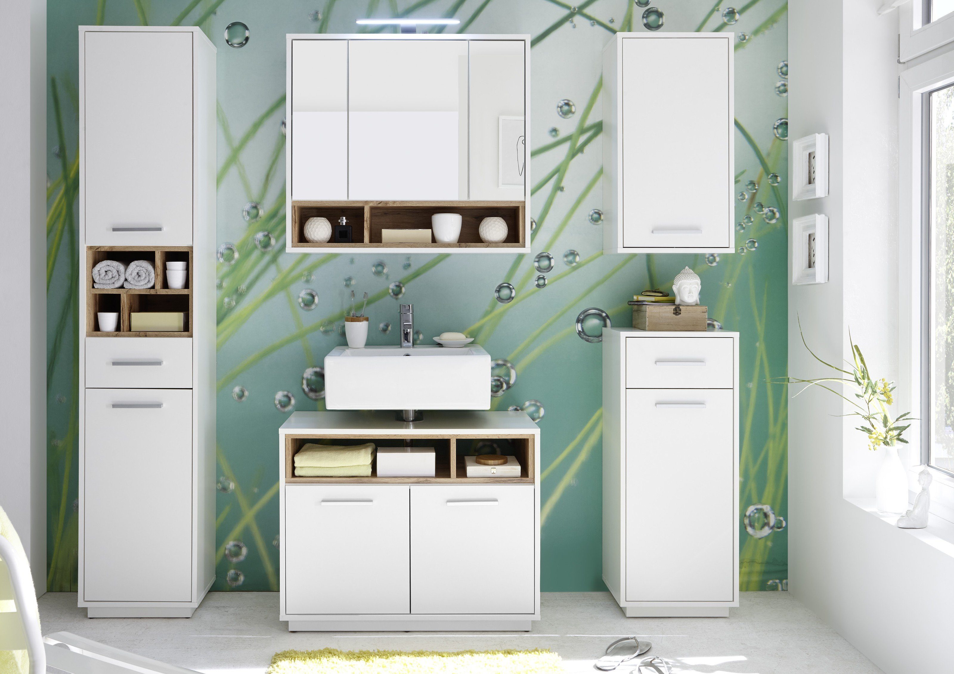 BEGA BBK Badezimmer-Set 156 x 190 x 40 cm (B/H/T)