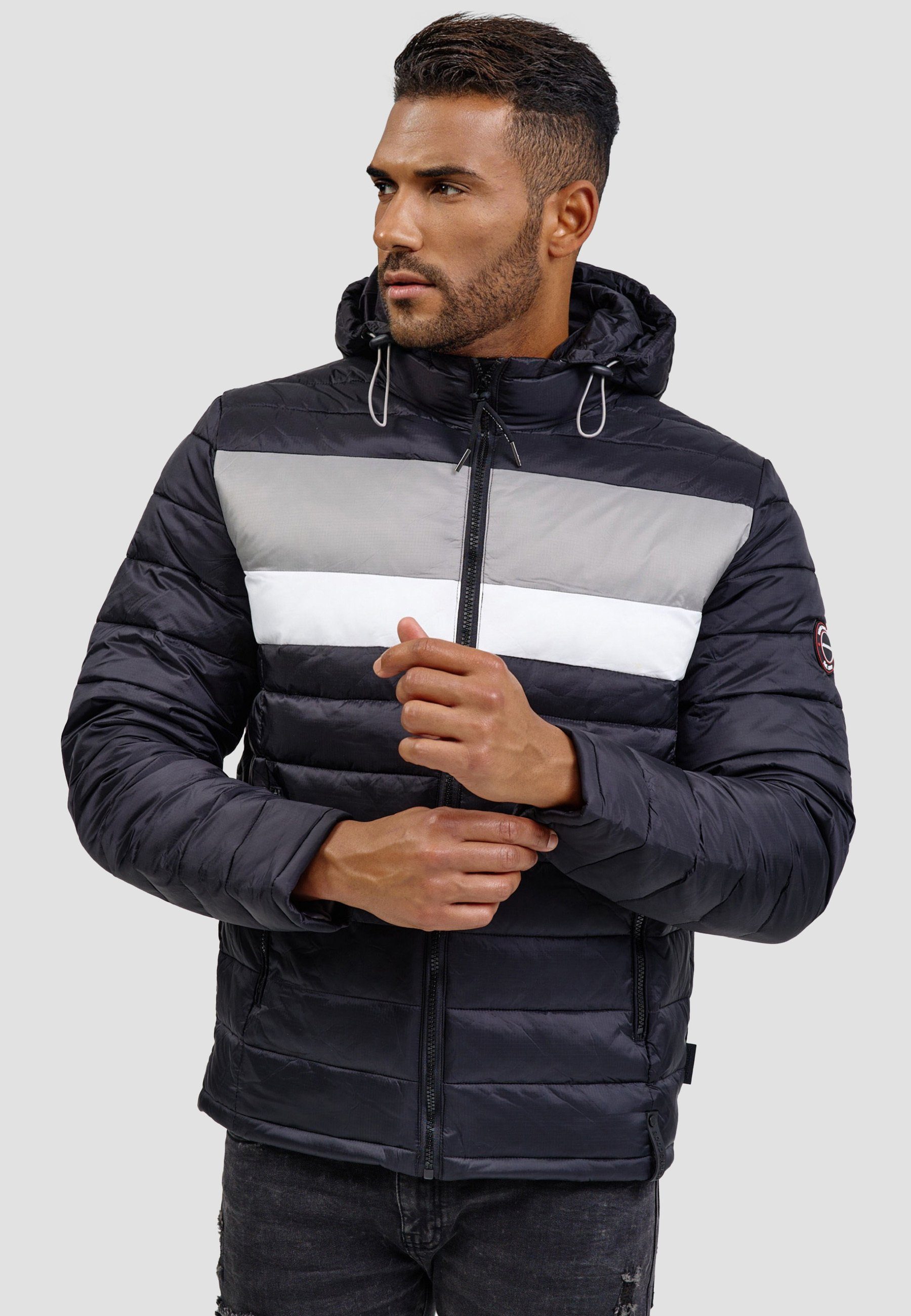 Indicode Sommerjacke Hampshire mit elastischen Bündchen günstig online kaufen