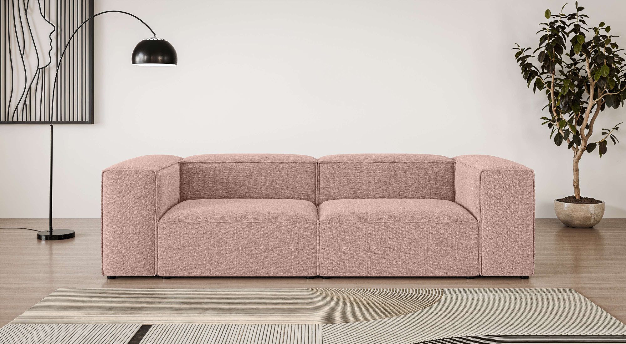 OTTO home Big-Sofa HAILY Modularsofa, Verlässliche Qualität, Sitztiefe 70 cm, als Modul oder separat verwendbar, für individuelle Zusammenstellung
