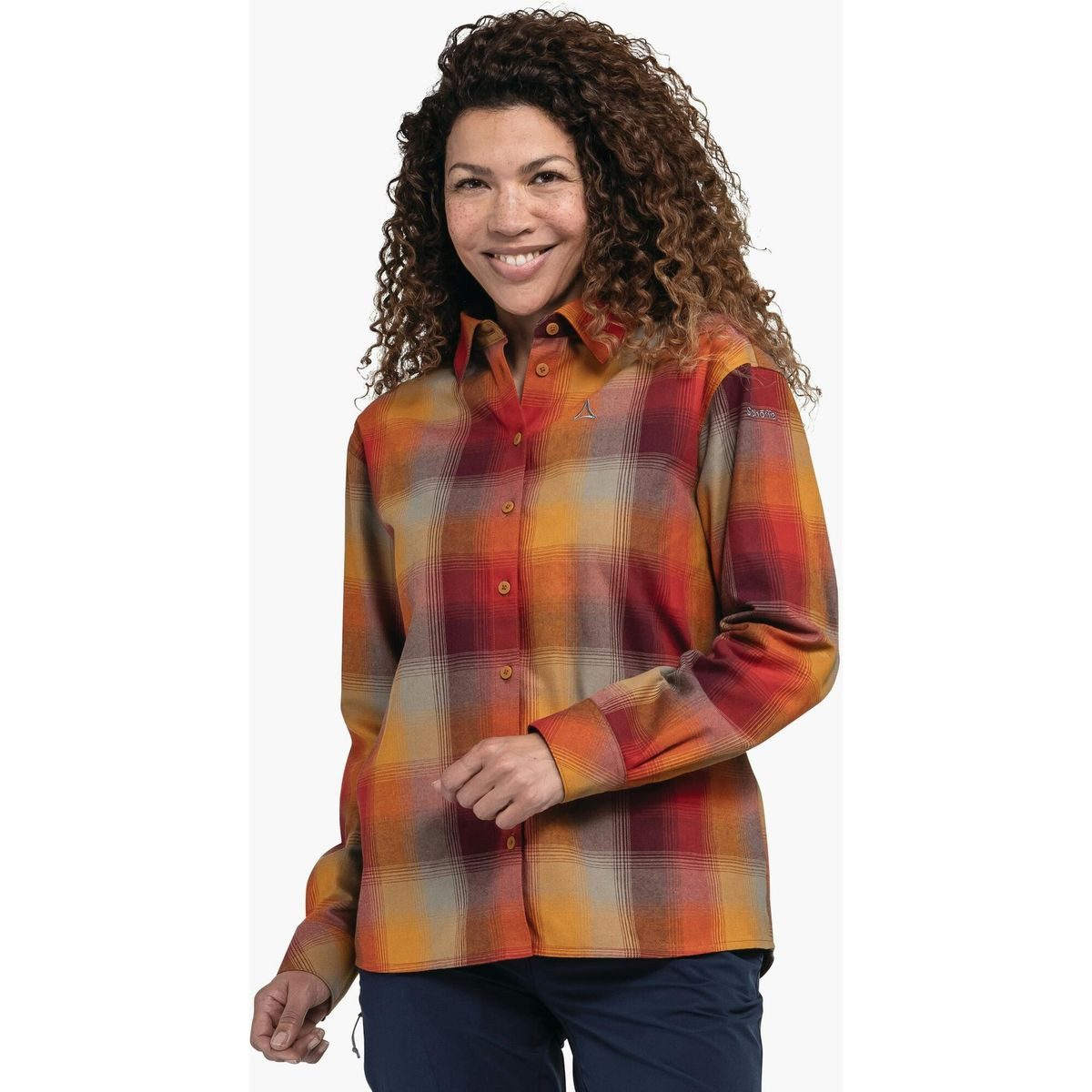 Schöffel Outdoorbluse Hiking Blouse Style Limedes Women Vielseitige Bluse für Reisen und Wanderungen mit hohem Tragekomfort