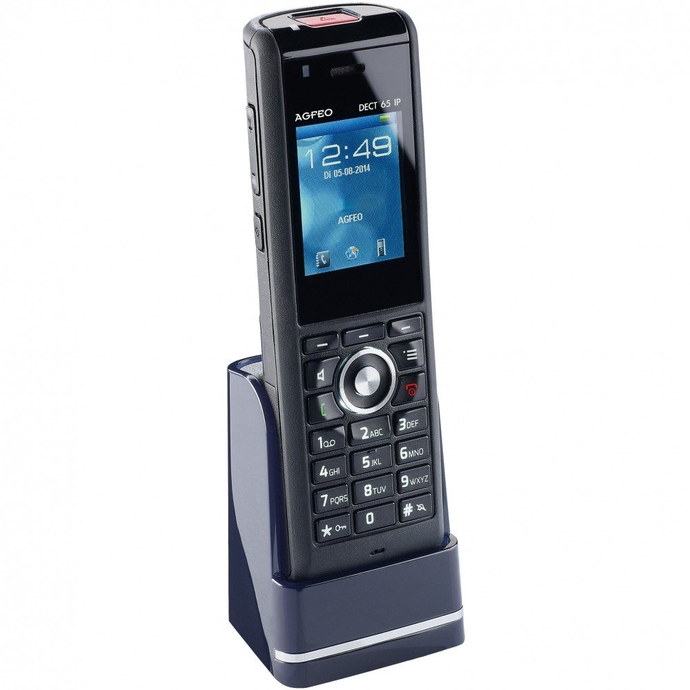 Agfeo DECT 65 IP Telefon - Hochwertiges DECT-Gerät. Schnurloses Mobilteil (DECT)