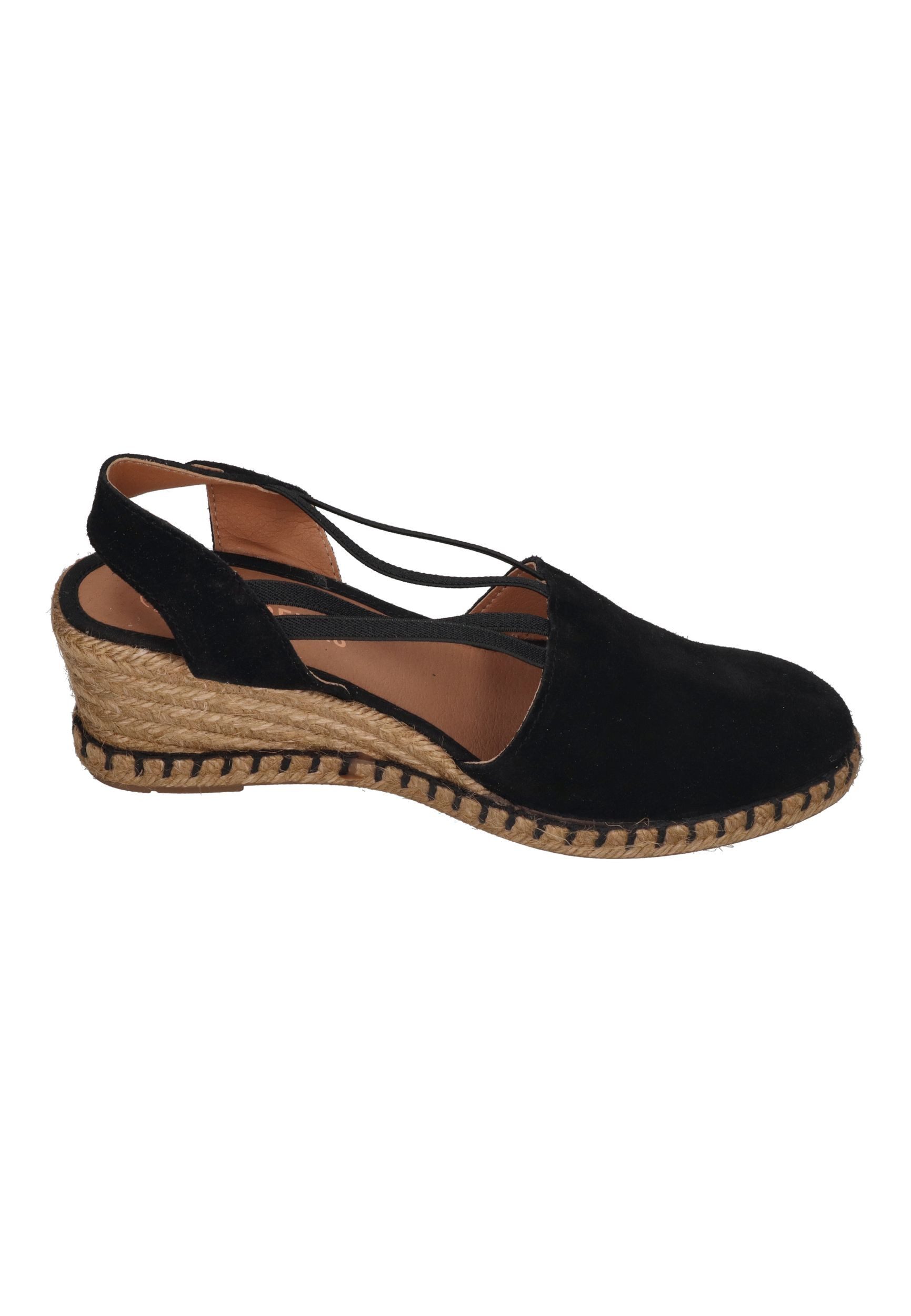 VERBENAS MAIKA SERRAJE TAN Sandalette Negro – Bild 4 von 5