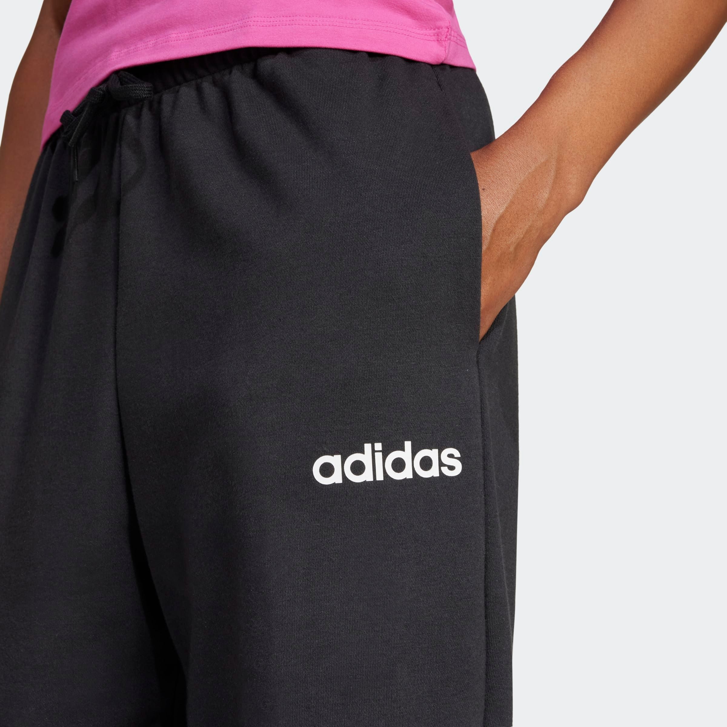 adidas Sportswear Sporthose W LIN FT CF PT mit lockerem Schnitt, aus weichem French Terry