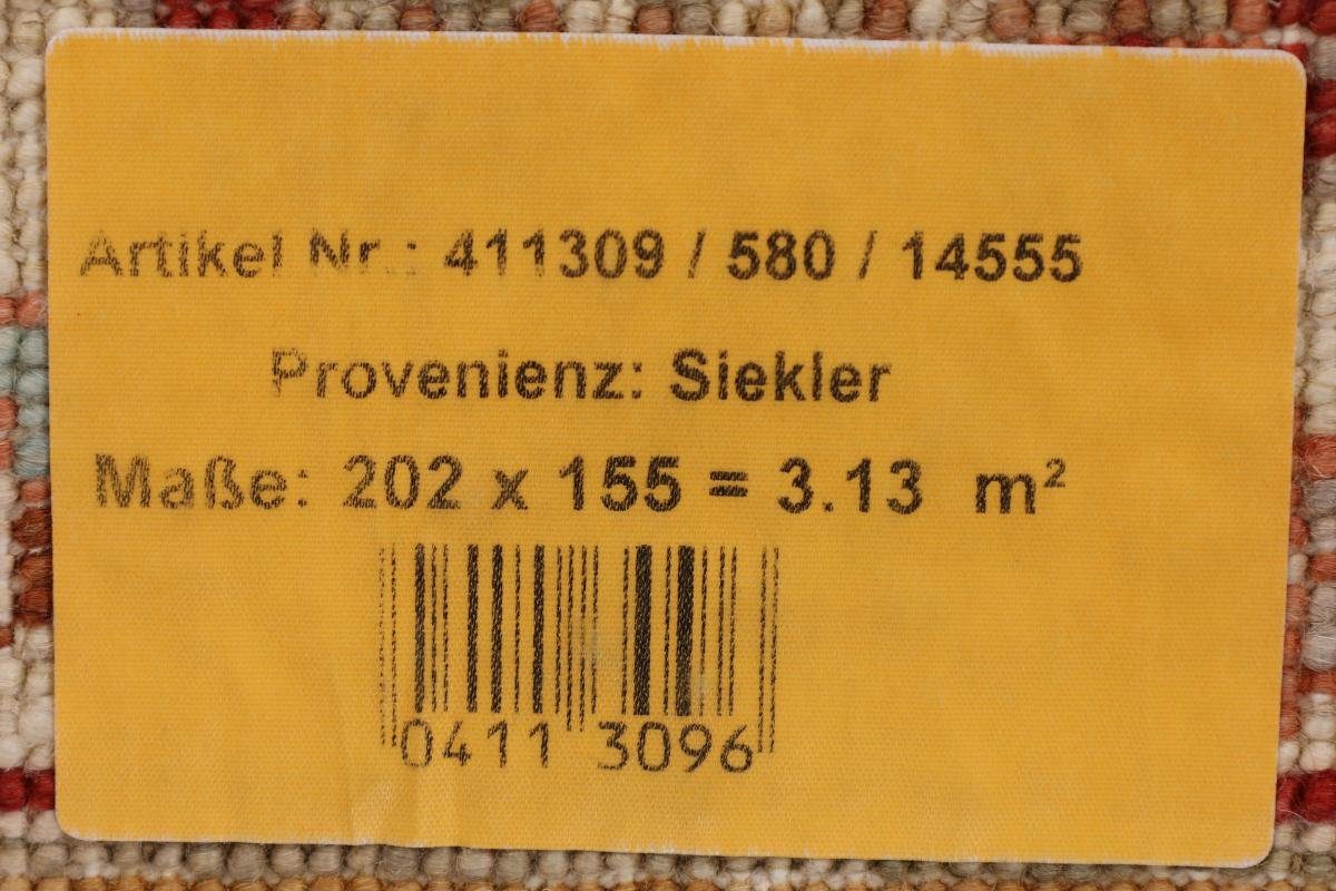 rechteckig, Ziegler 6 Orientteppich, Orientteppich Nain Trading, Höhe: Handgeknüpfter Farahan 154x203 mm