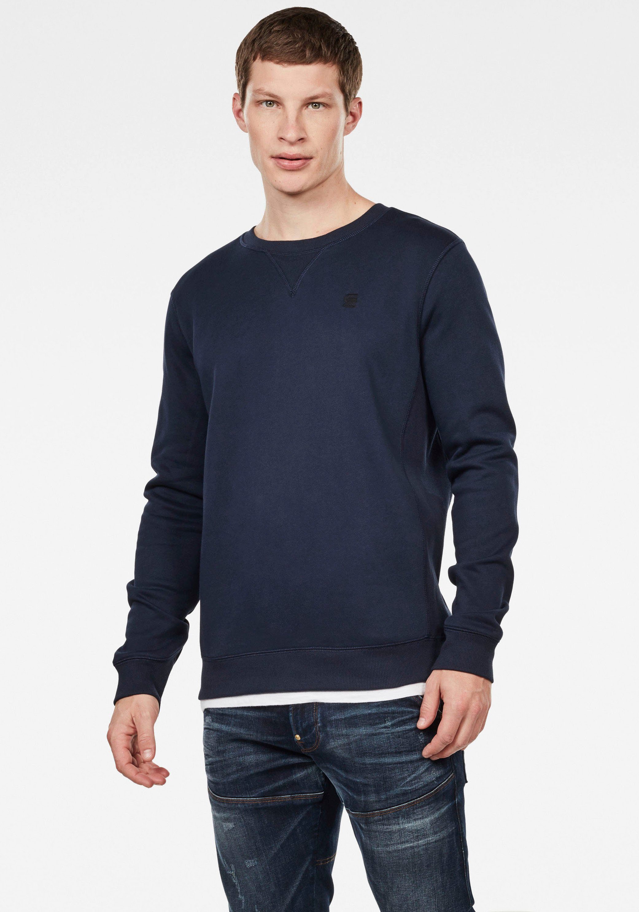G-Star RAW Sweatshirt Premium Core Pacior Sweat sartho blue | Sweatshirts