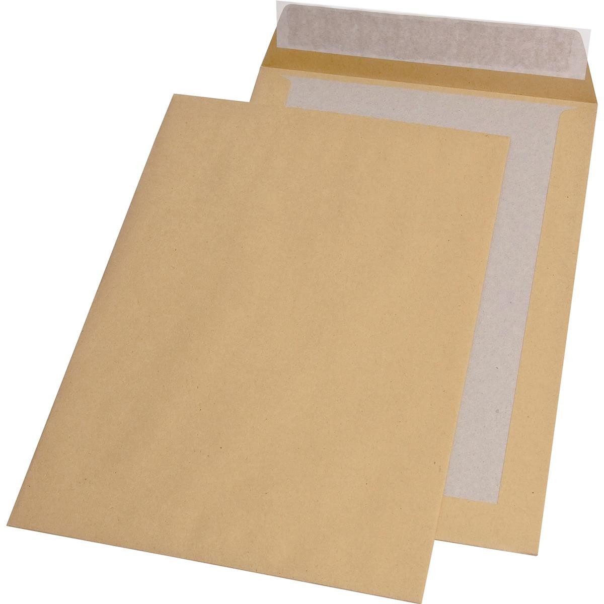 Versandtasche MAILmedia Papprückwandtaschen DIN C4 ohne Fenster braun 100 St.