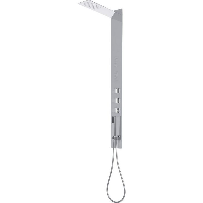 TRIZERATOP Duschsystem Unterputz-duschpaneel thermostatisch Regen Chrom