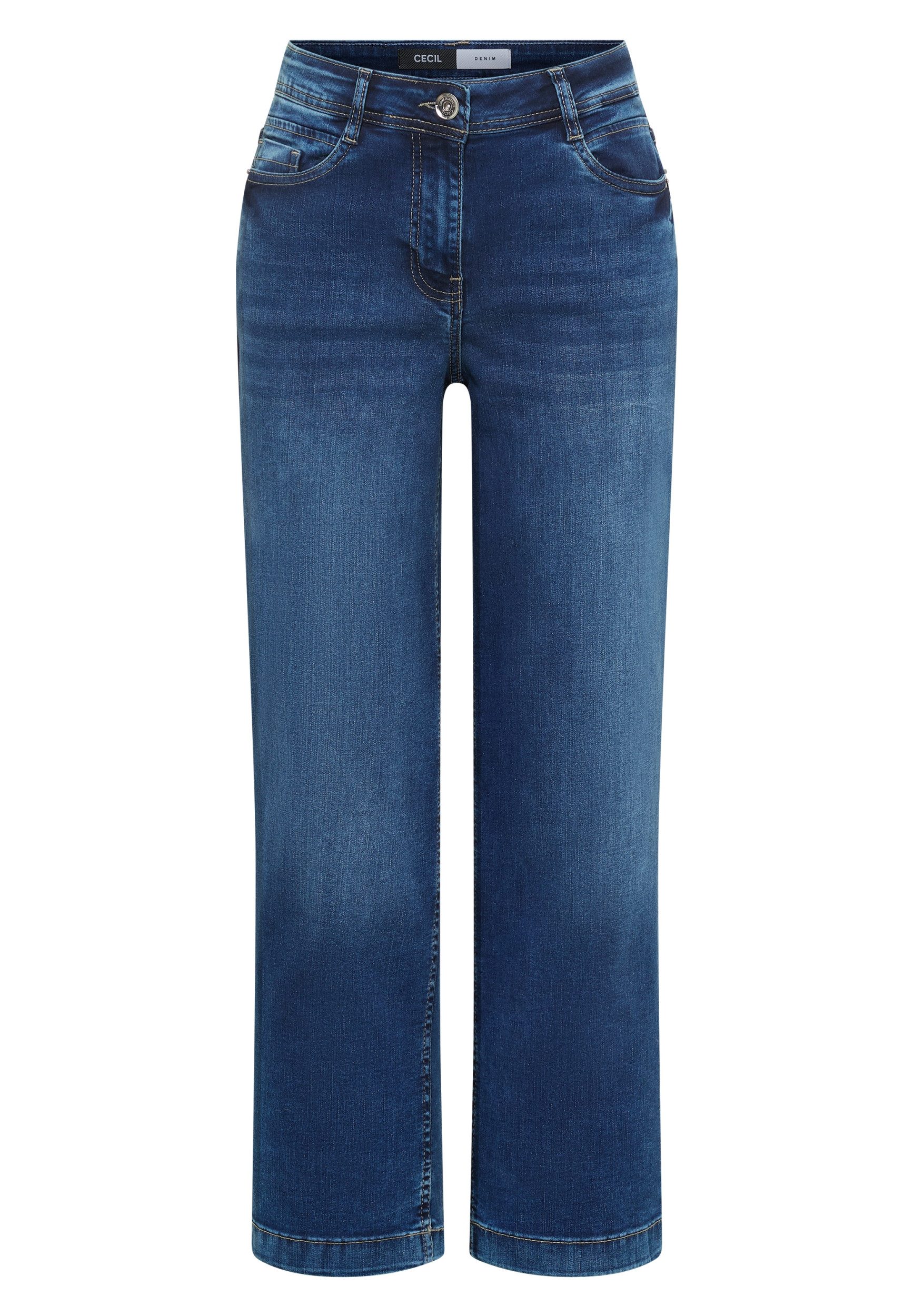 CECIL 5-Pocket-Hose Style Neele Mid Blue günstig online kaufen