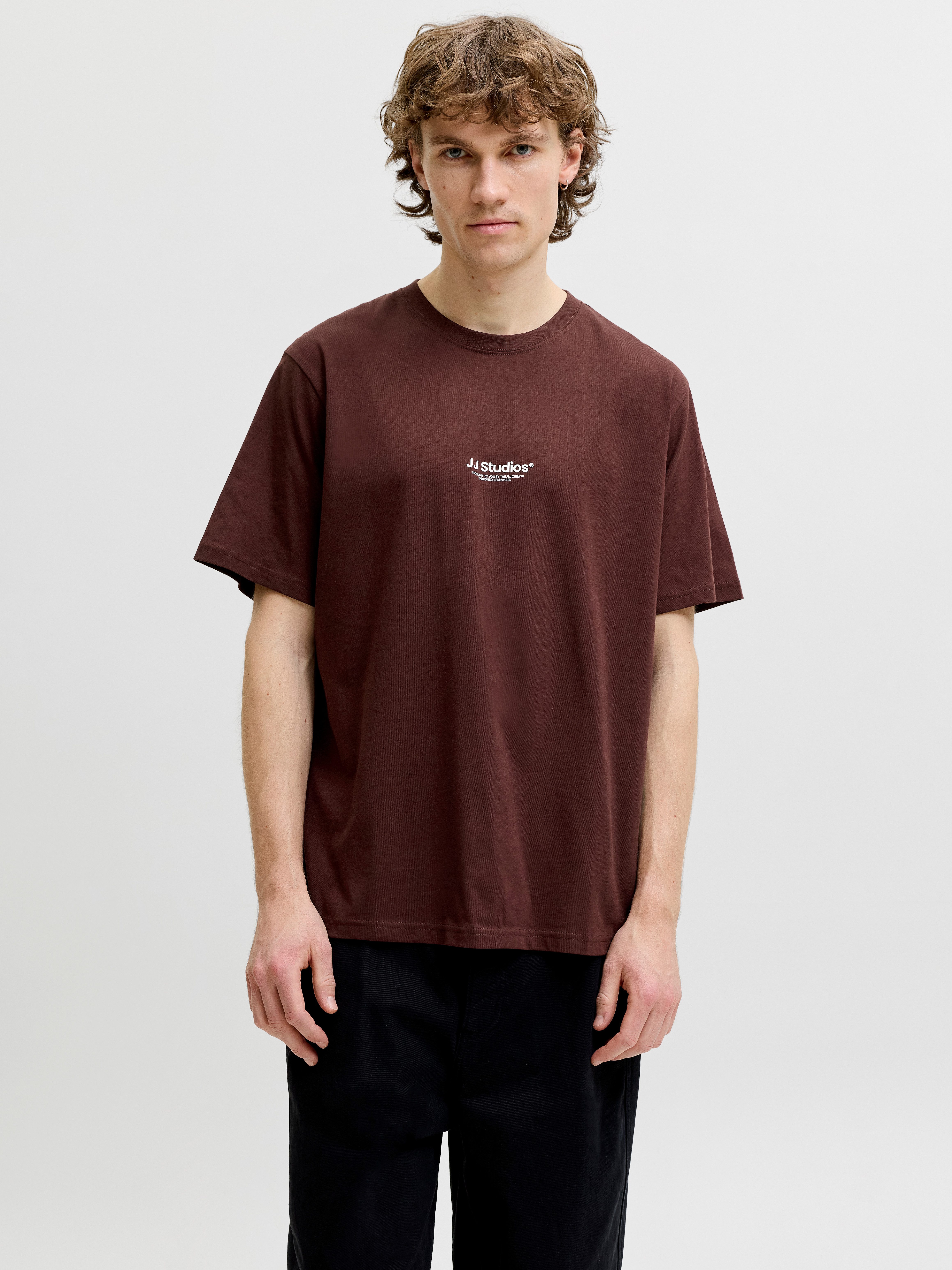 Jack & Jones T-Shirt JJESOHO TEE SS CREW NECK NOOS Baumwolle, relaxed fit