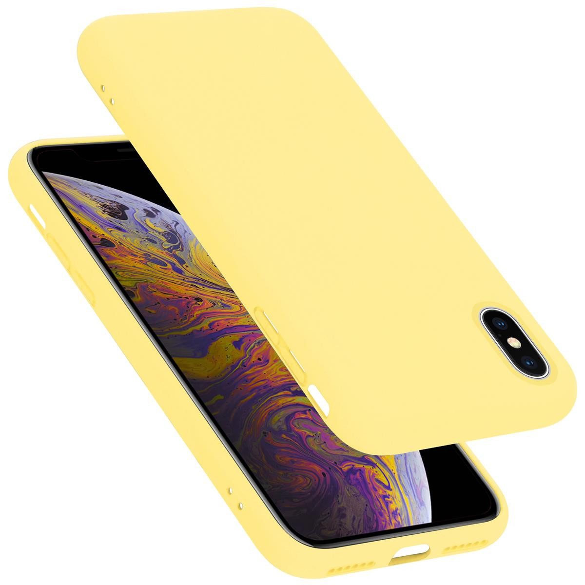 Cadorabo Handyhülle für iPhone X / XS Hülle Apple iPhone X / XS, Flexible Hülle TPU Silikon Schutzhülle Back Cover Case