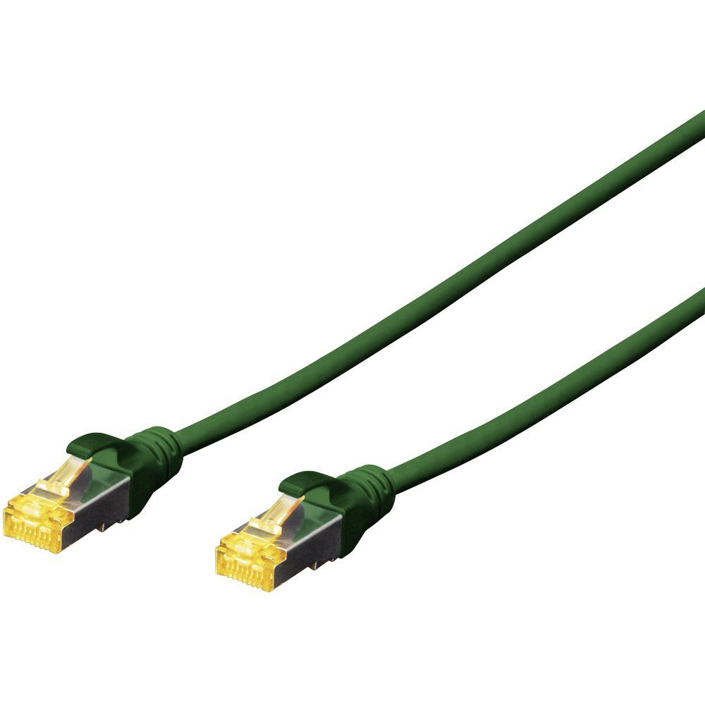 Digitus Digitus DK-1644-A-010/G RJ45 Netzwerkkabel, Patchkabel CAT 6a S/FTP 1. Netzkabel, (100.00 cm)