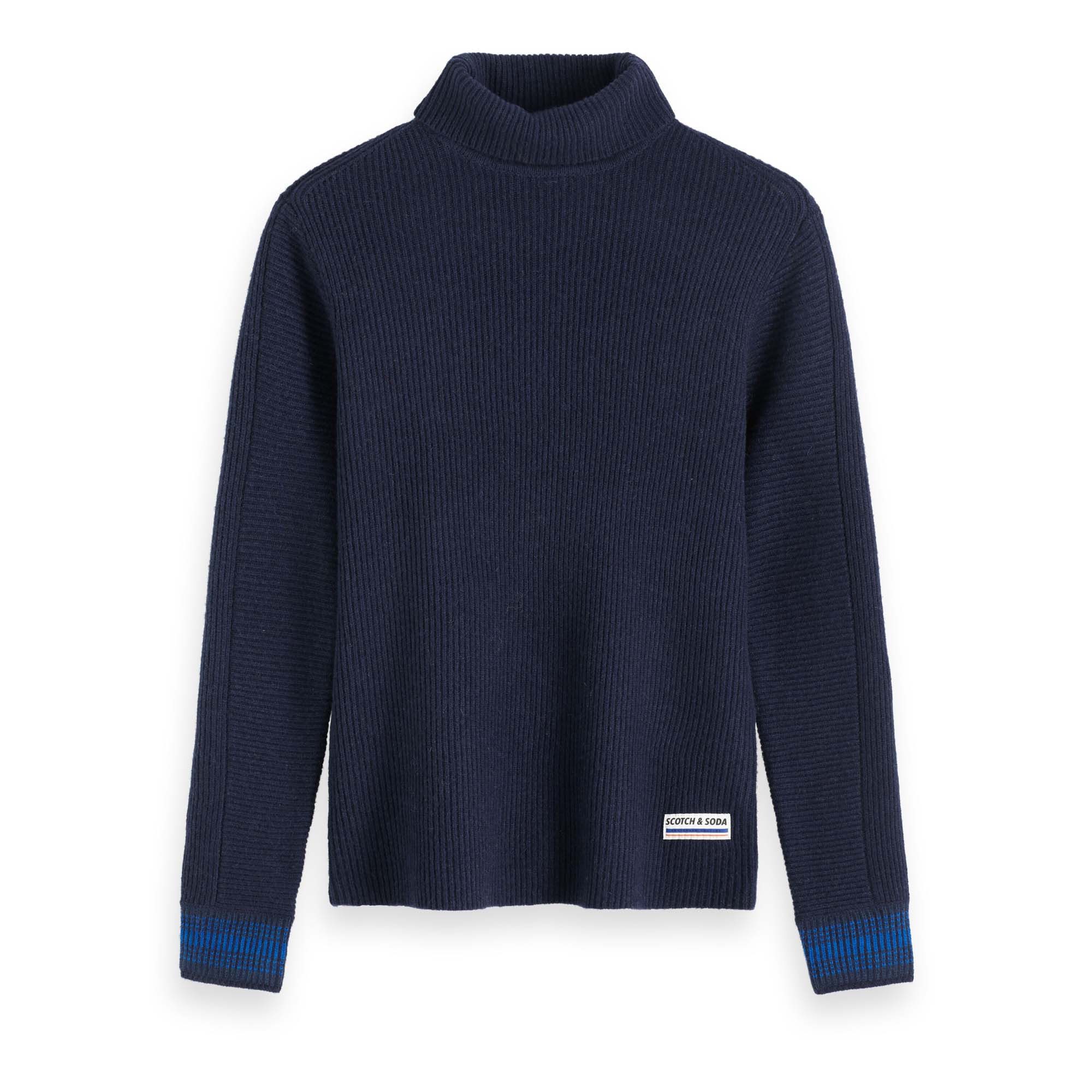 Fleecepullover Scotch & Soda Herren Pullover chic turtleneck 152375