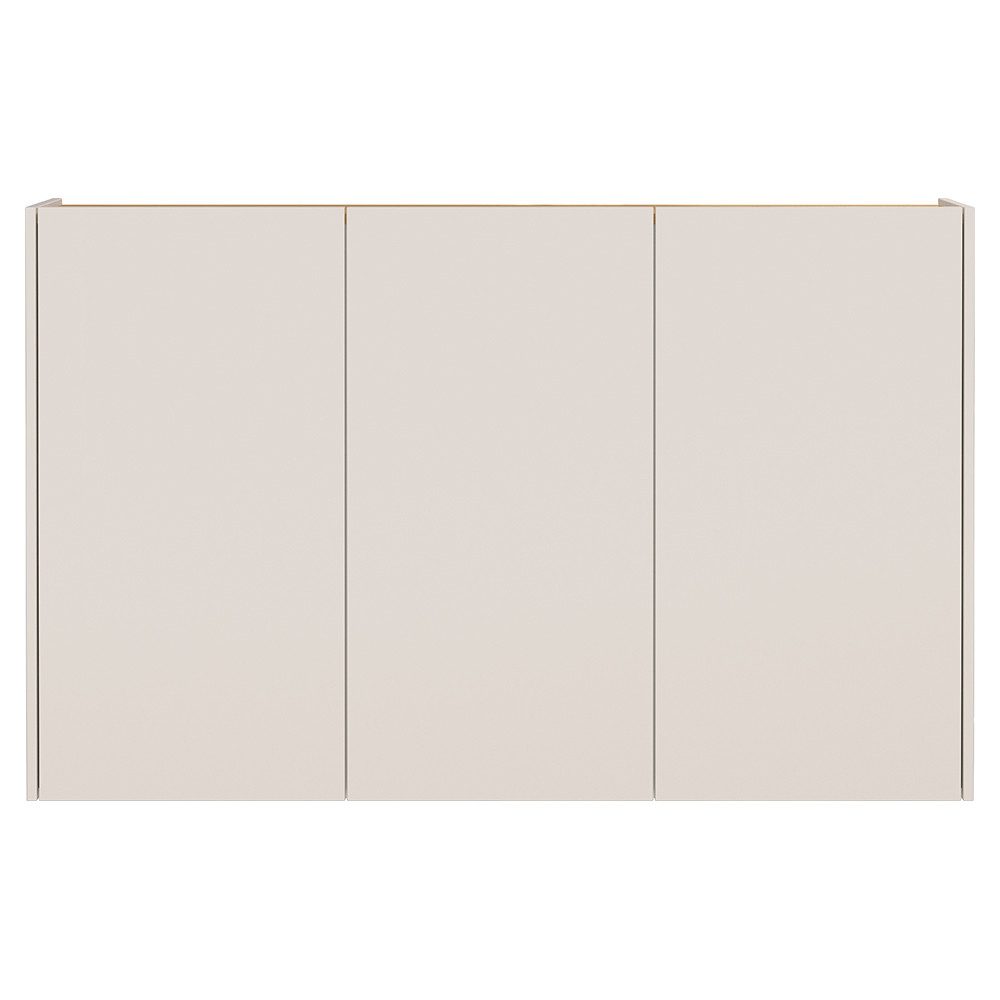 Lomadox Schuhschrank LAPUA-01 in Kaschmir und Eiche, 3-türig, ideal für schmale Flure