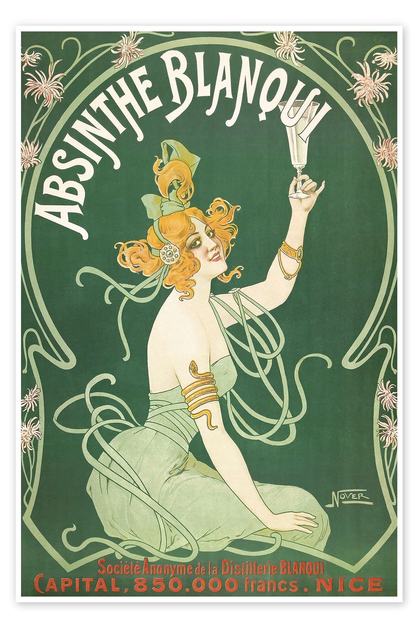 Posterlounge Wandbild Absinthe Blanqui (Französisch), Nover, erhältlich als Poster, Leinwandbild, Wandsticker oder Acrylglasbild