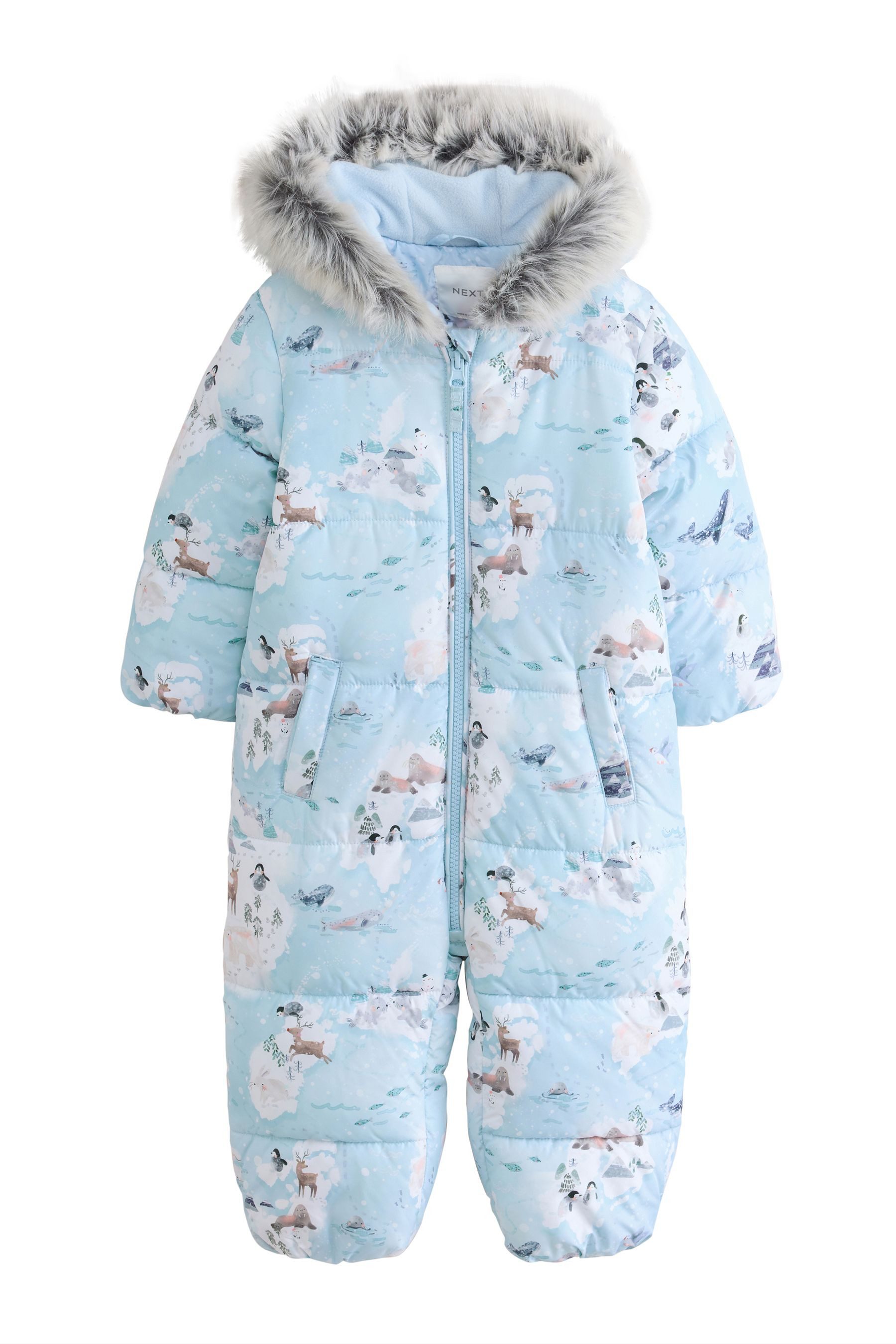 Next Schneeoverall Wasserabweisender Schneeanzug mit Print (1-tlg)
