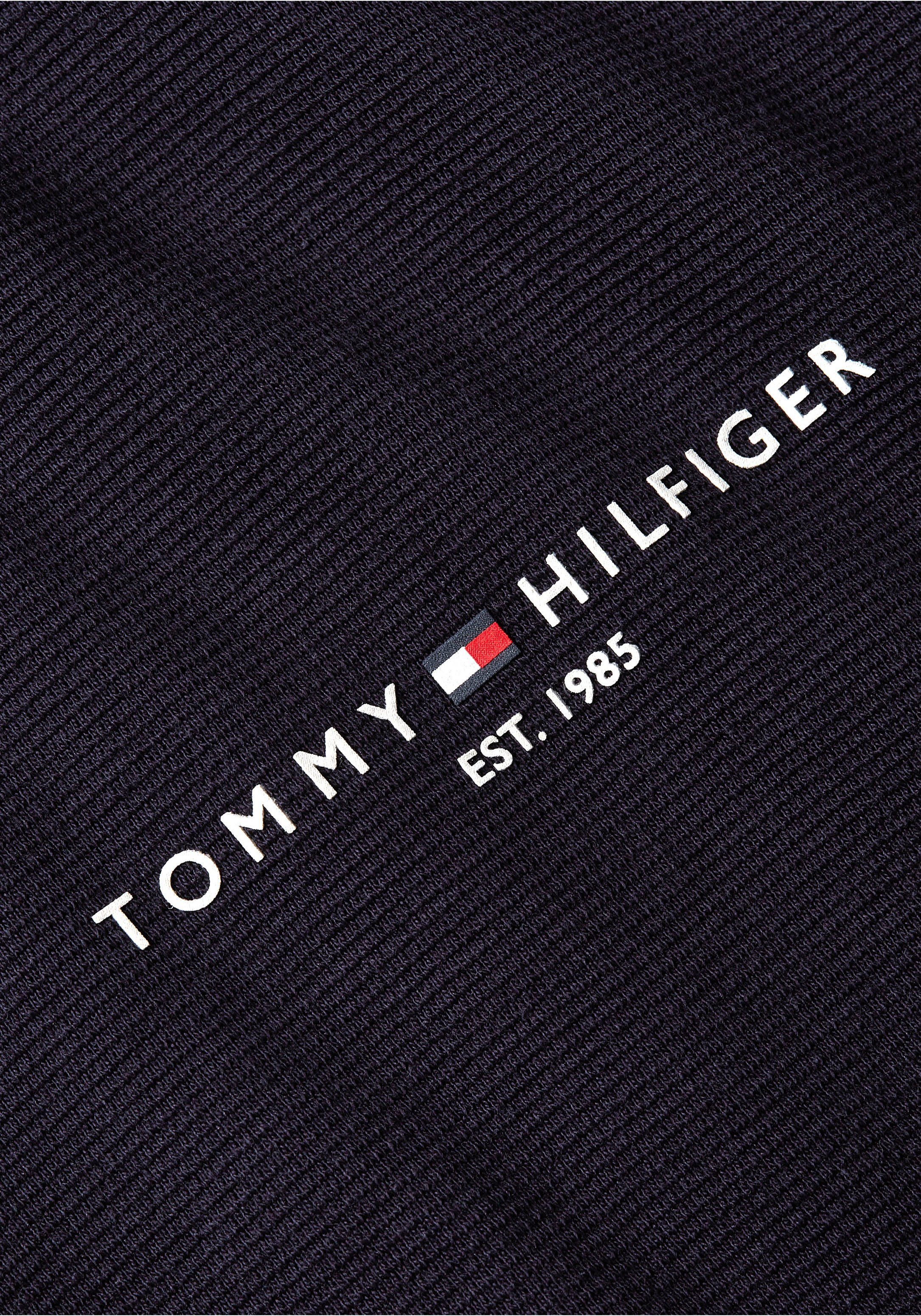 Streifenapplikationen Ärmel dunkelblau SLEEVE STRIPE am POLO Tommy REG Hilfiger GLOBAL mit Poloshirt