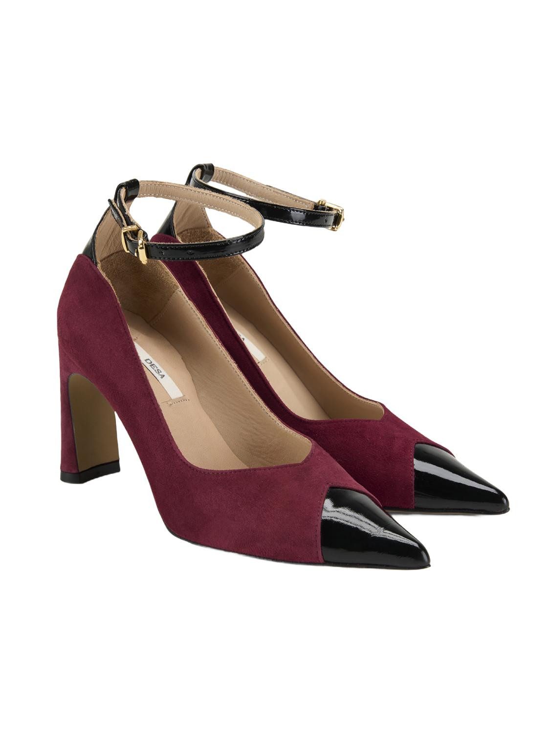 Desa Damen-Pumps aus Wildleder im klassischen Stil – Kegelabsatz, atmungsa Pumps