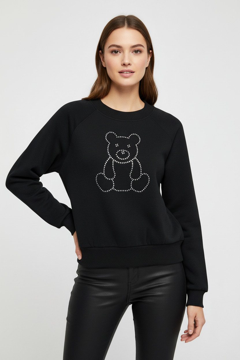 ONLY Sweatshirt ONLCAMA L/S RHINESTONE O-NECK SWT günstig online kaufen