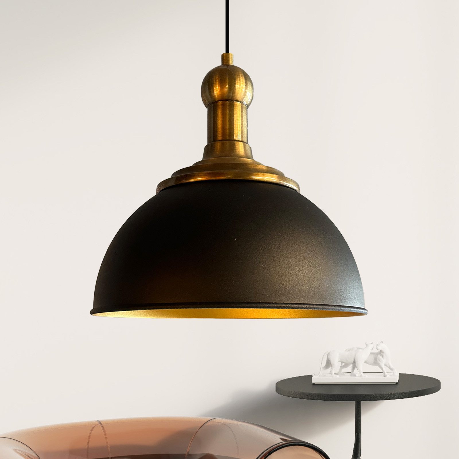 Bamyum Pendelleuchte Pendelleuchte Yimpi Knob Metall, Modern Hängelampe, ohne Leuchtmittel
