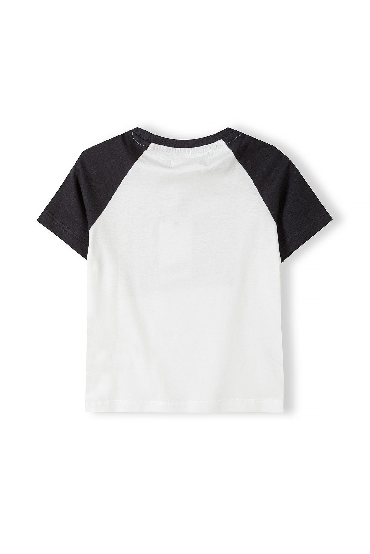 MINOTI T-Shirt Sommer (3y-14y) Cremeweiß bunten Ärmeln T-Shirt mit