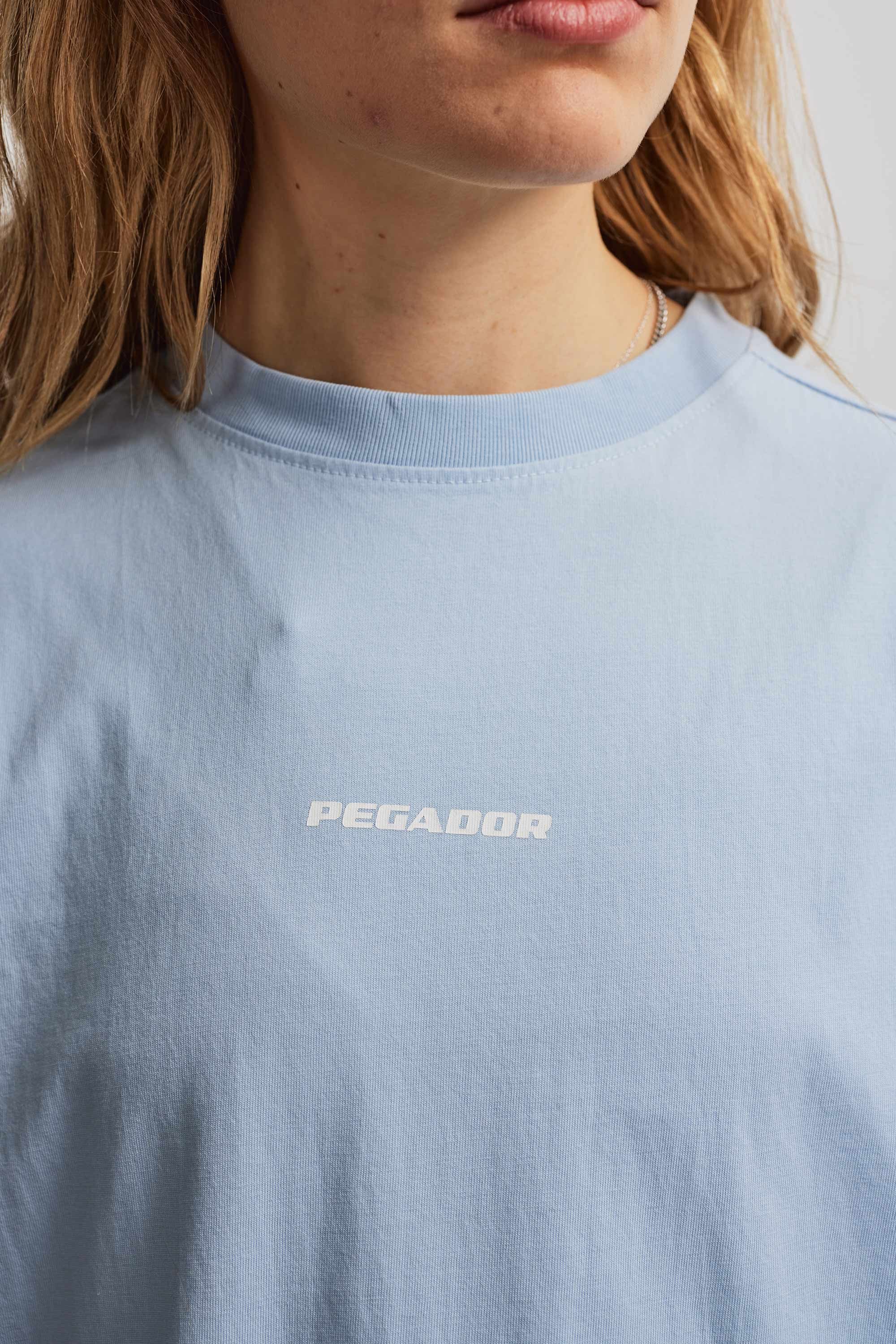 PEGADOR T-Shirt ARENDAL LOGO HEAVY OVERSIZED TEE Baumwolle, oversize – Bild 4 von 5