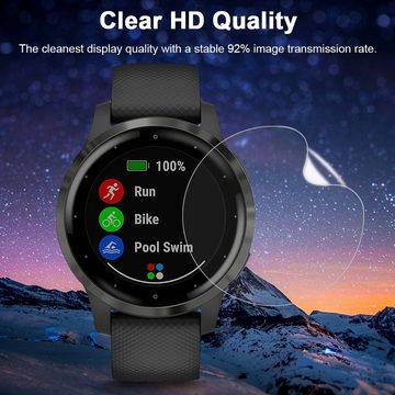 Wigento Smartwatch-Hülle Für Garmin Vivoactive 4 Hydrogel Soft Schutz Folie Film Cover Displayschutz