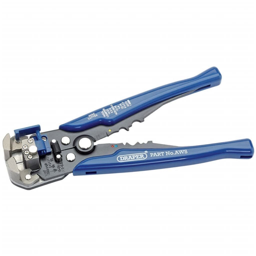 Draper Tools Zündkerzenschlüssel 2-in-1 Abisolierzange/Crimpzange Automatisch Blau 35385