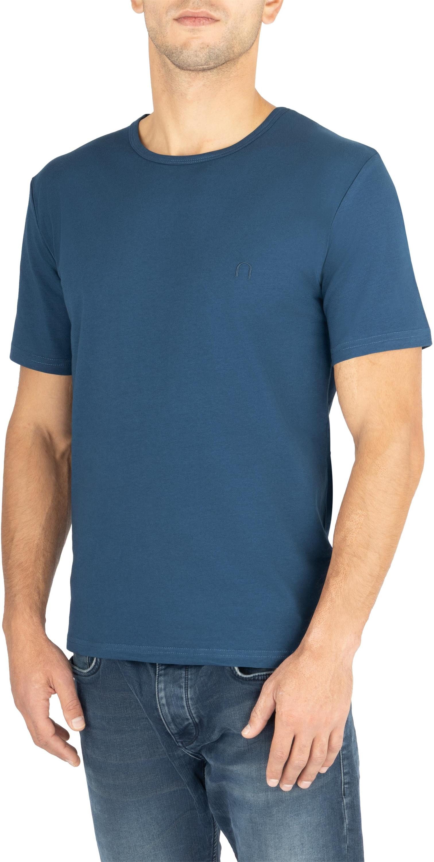 normani Kurzarmshirt 4er Set Herren T-Shirts aus Bio-Baumwolle Nyons (4er-Pack) Basic Shirt für Männer GOTS-zertifiziert