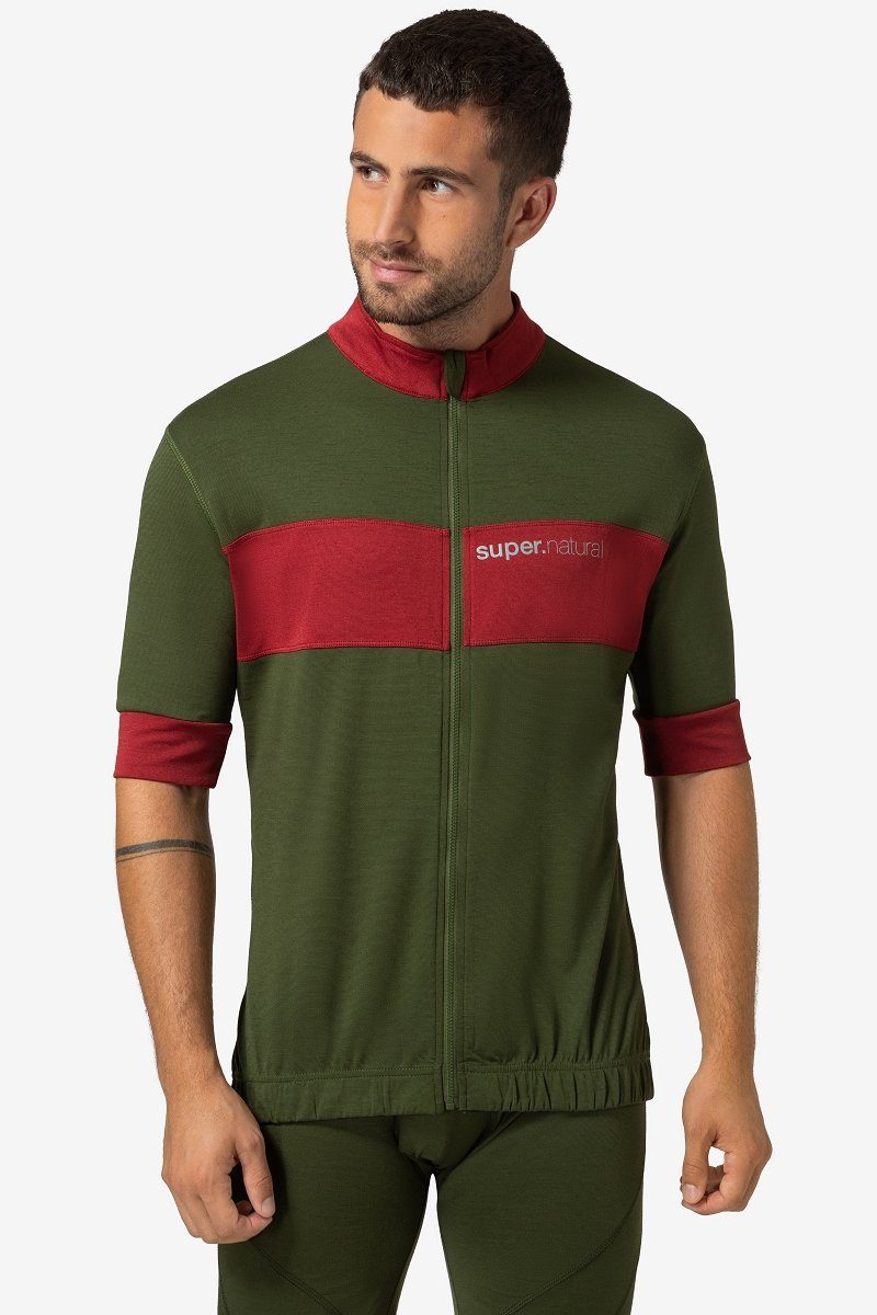 SUPER.NATURAL Radtrikot Merino Fahrradtrikot M GRAVIER günstig online kaufen