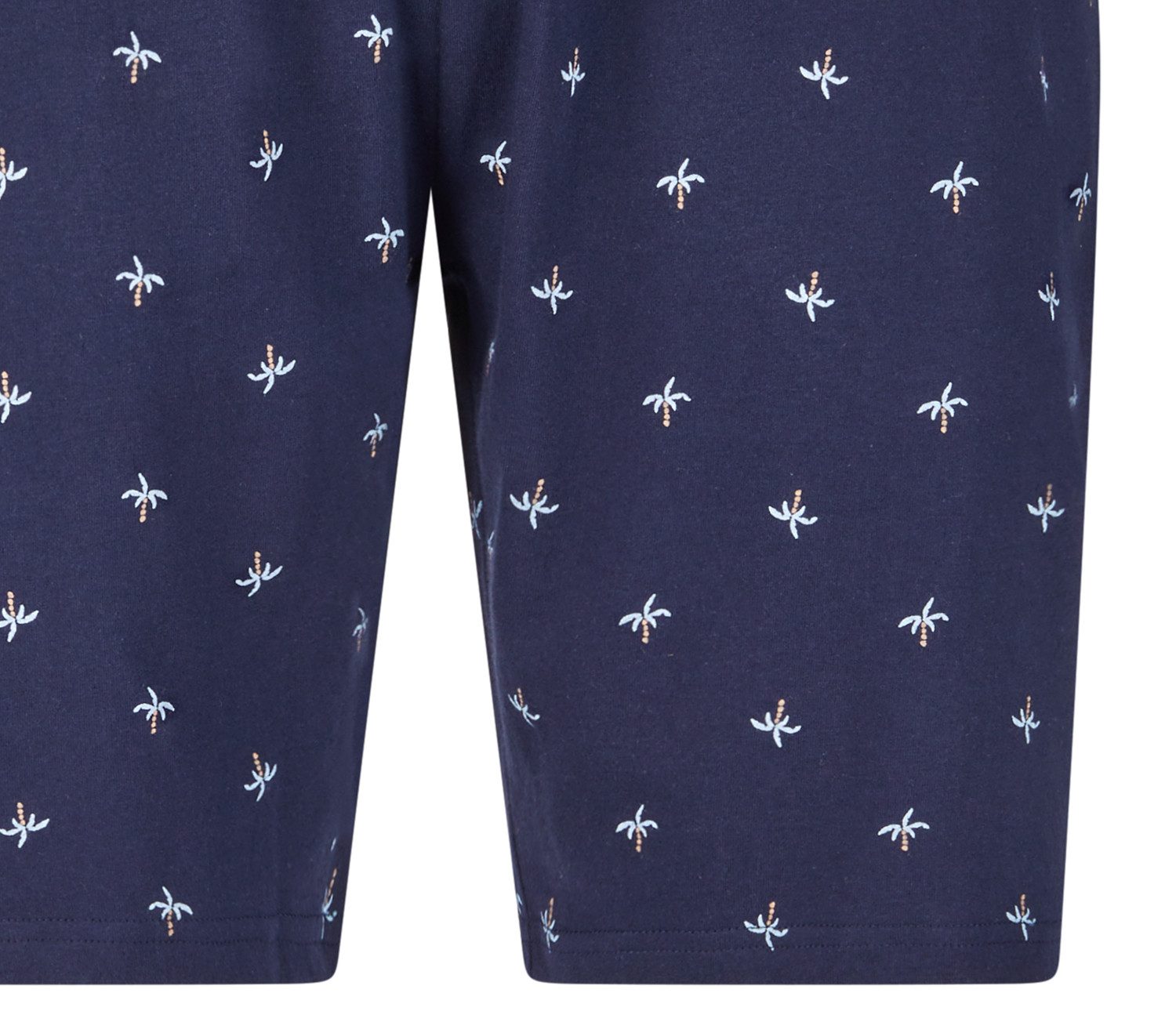 Phil & Co. Pyjamashorts Relaxed Style (1-tlg., 1-teilig) Herren Schlafhose Bermuda Relaxhose Homewearhose Baumwolle