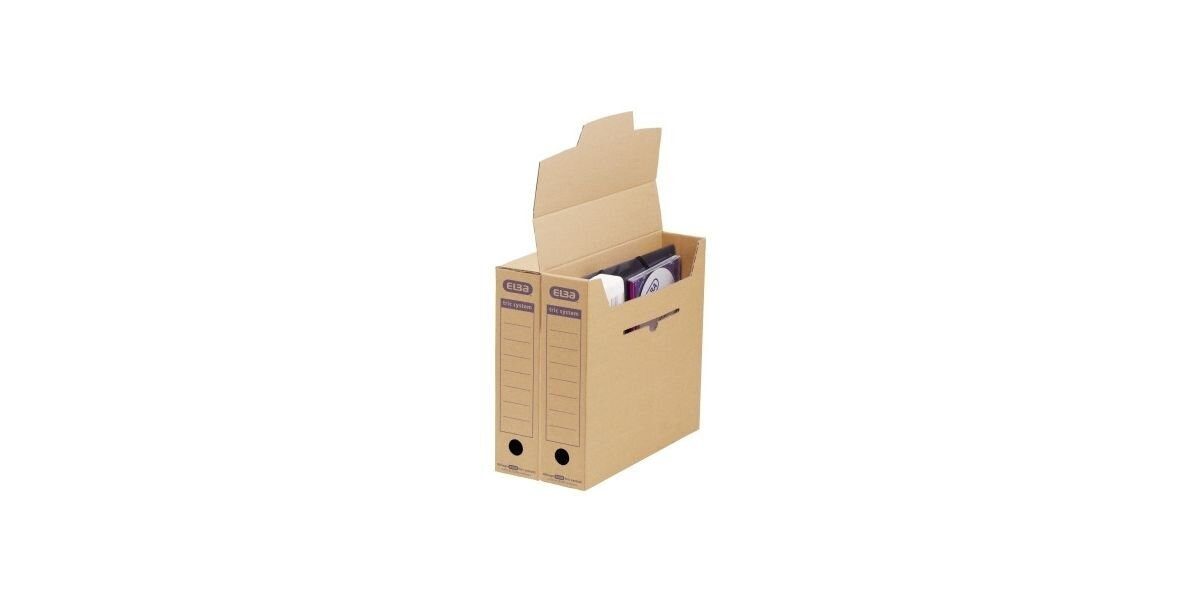ELBA Aufbewahrungsbox ELBA Archivbox tric system mit Verschlusslasche 12Stk
