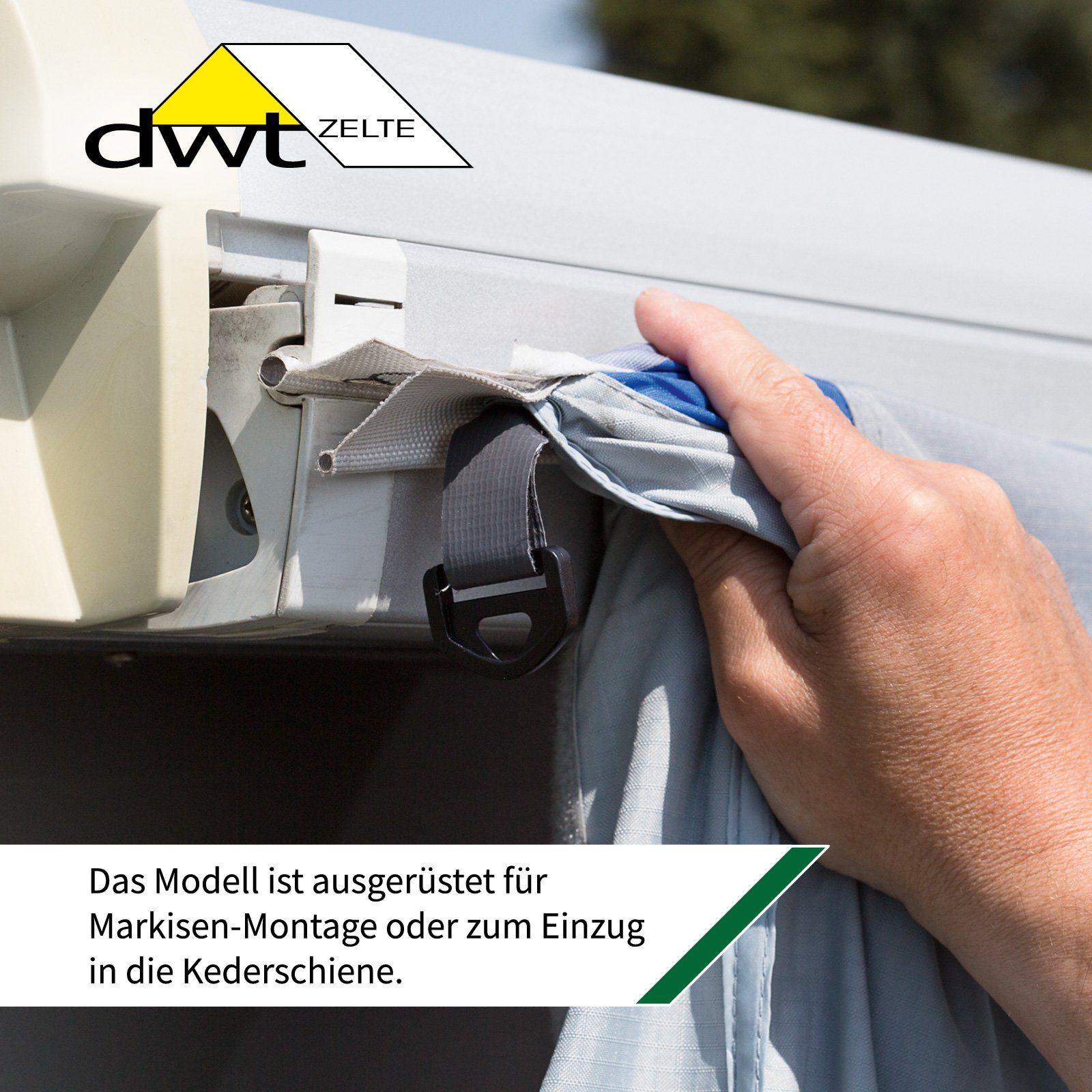 dwt Vorzelt Space Air HQ/ High inkl. zwei Distanzpolster-Sets