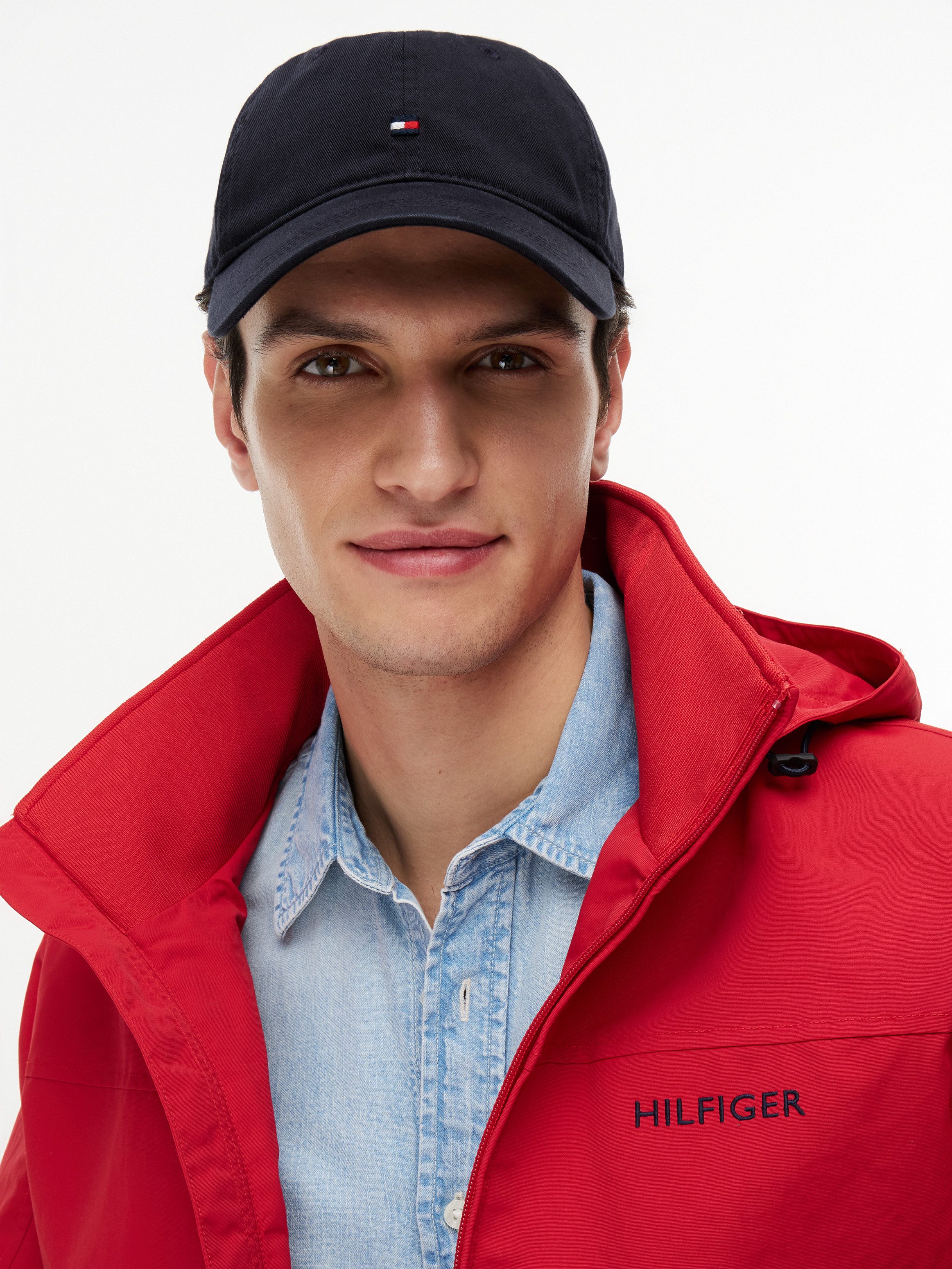 Tommy Hilfiger Baseball Cap FLAG SOFT Regular fit mit festem Schirm