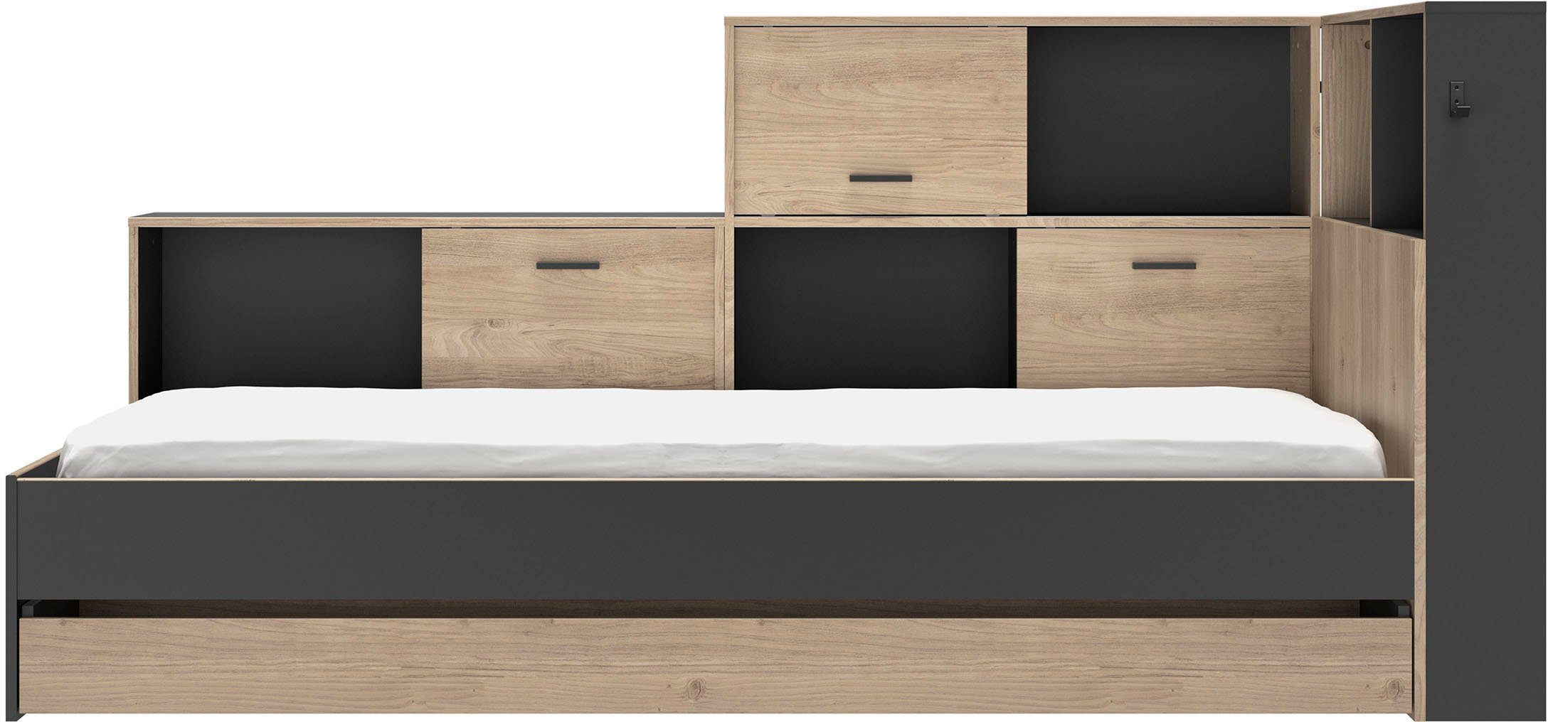 Gami Erwan Youth Bedroom Set (2-piece), Ideal for children's and teenagers' rooms