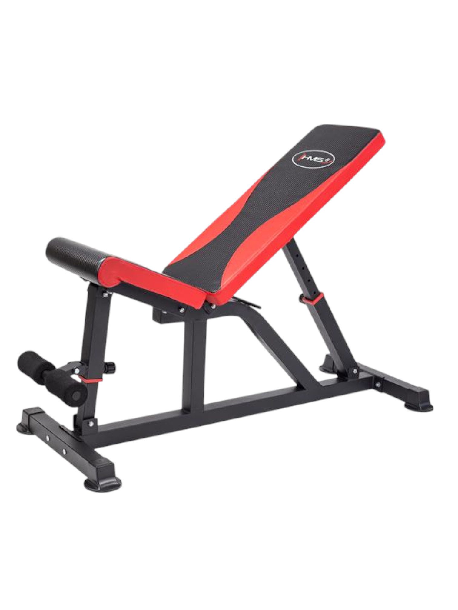 HMS Hantelbank Fitness L8015 schwarz/rot - 1 Stück