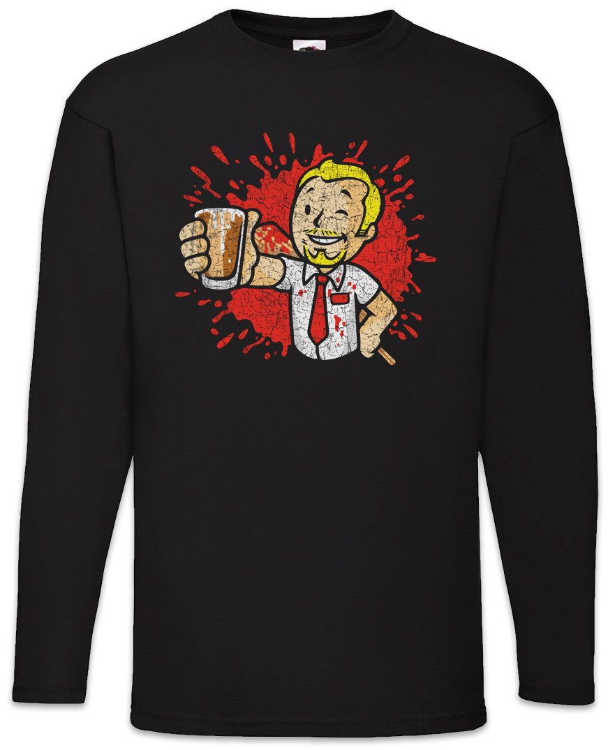 Langarmshirt Zombie Boy Langarm T-Shirt Zombies Evil Walking Horror Gamer Dead Logo