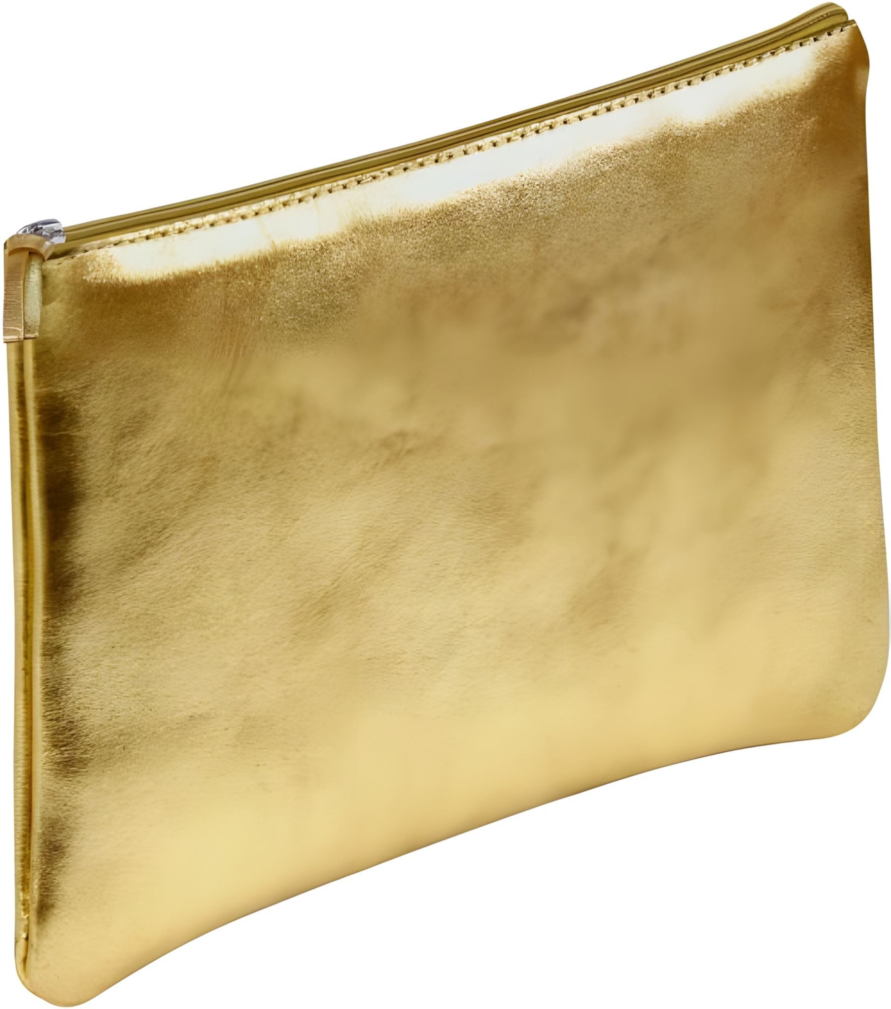 CLAIREFONTAINE Federmäppchen Clairefontaine Schlamperm PerlLeder 11x22 gold