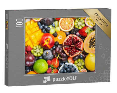 puzzleYOU Puzzle Köstliche gesunde Früchte, 100 Puzzleteile, puzzleYOU-Kollektionen Obst, Essen und Trinken