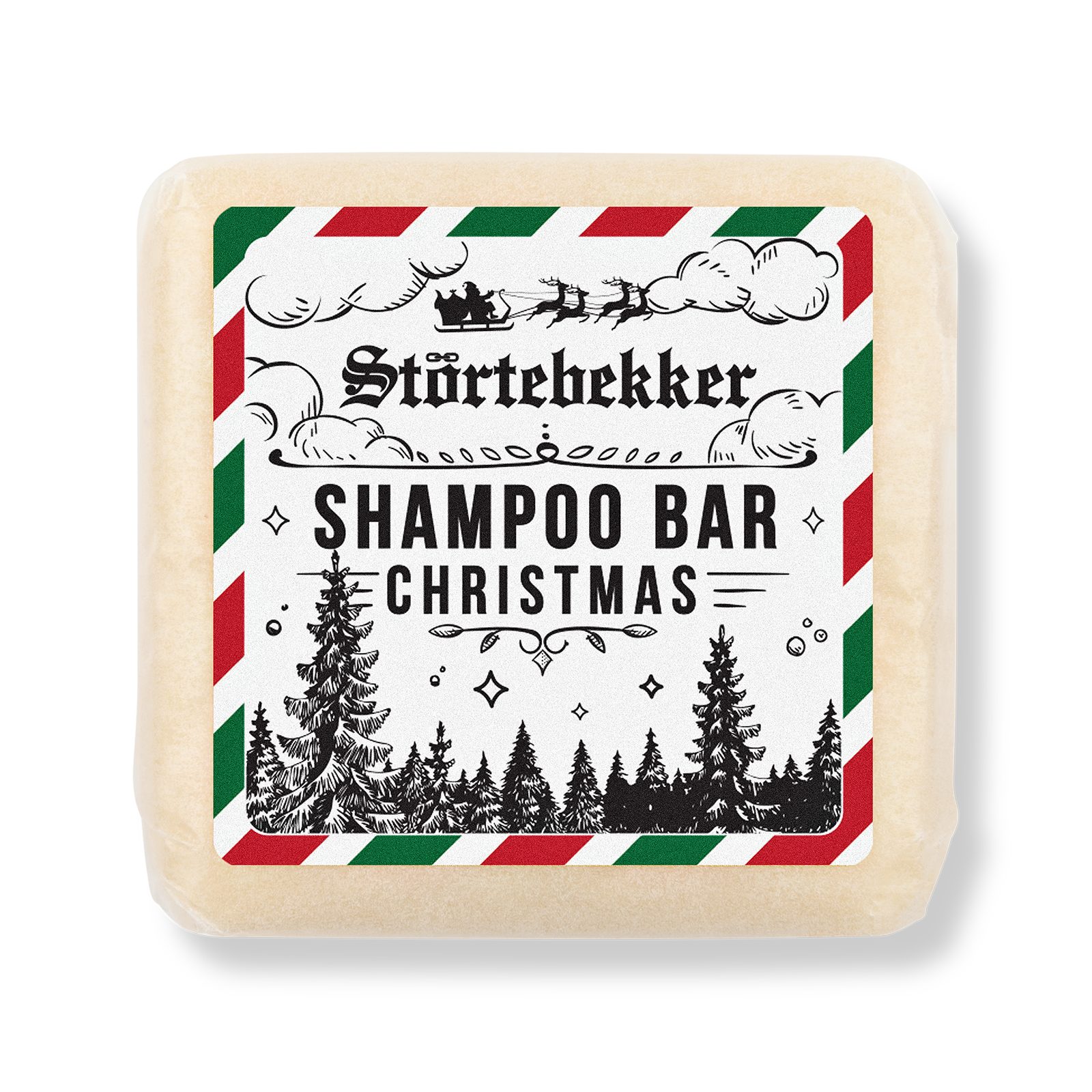 Störtebekker Festes Haarshampoo Weihnachtsedition (Zimt-Orange), 1-tlg., Vegane & Эко-товарe Reinigung für Körper und Haar