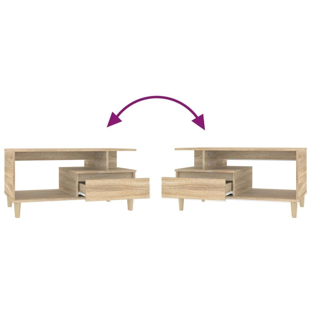 vidaXL Couchtisch Couchtisch Eiche | (1-St) 90x49x45 cm Sonoma Eiche Sonoma-Eiche Sonoma Holzwerkstoff