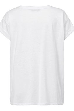 Sara Lindholm Rundhalsshirt T-Shirt Schriftzug Halbarm