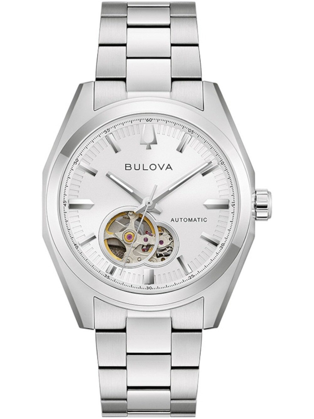 Bulova Automatikuhr Bulova 96A345 Herrenuhr Surveyor Automatik 39mm 3ATM Bulova 96A345 Herrenuhr Surveyor Automatik 39mm 3ATM