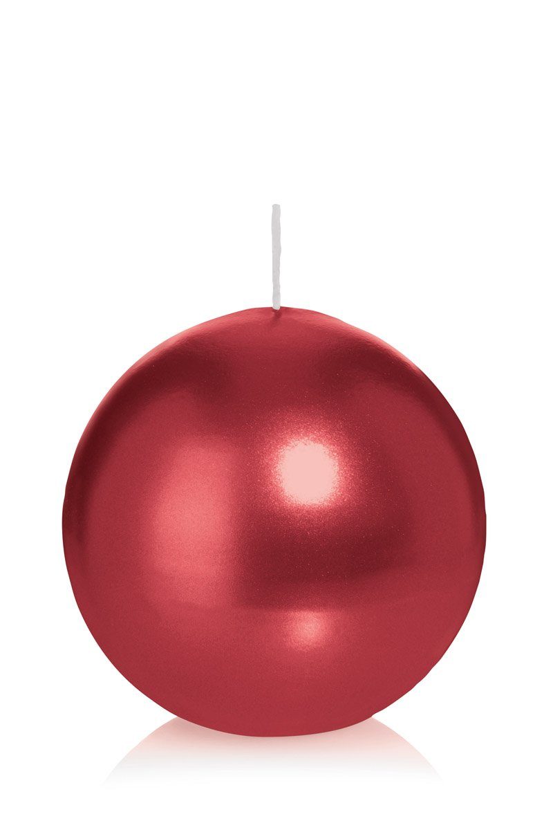 Wiedemann Kerzen Kugelkerze Kugelkerzen Altrot Ø 100 mm, 6 Stück günstig online kaufen