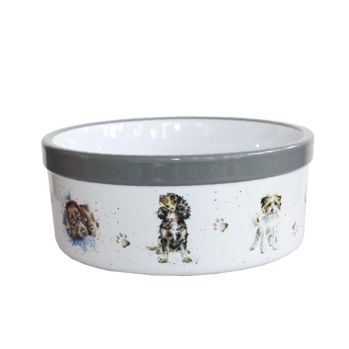 Wrendale Futternapf Wrendale Designs Keramik Hunde-Fressnapf - ca. 15 cm D, Keramik