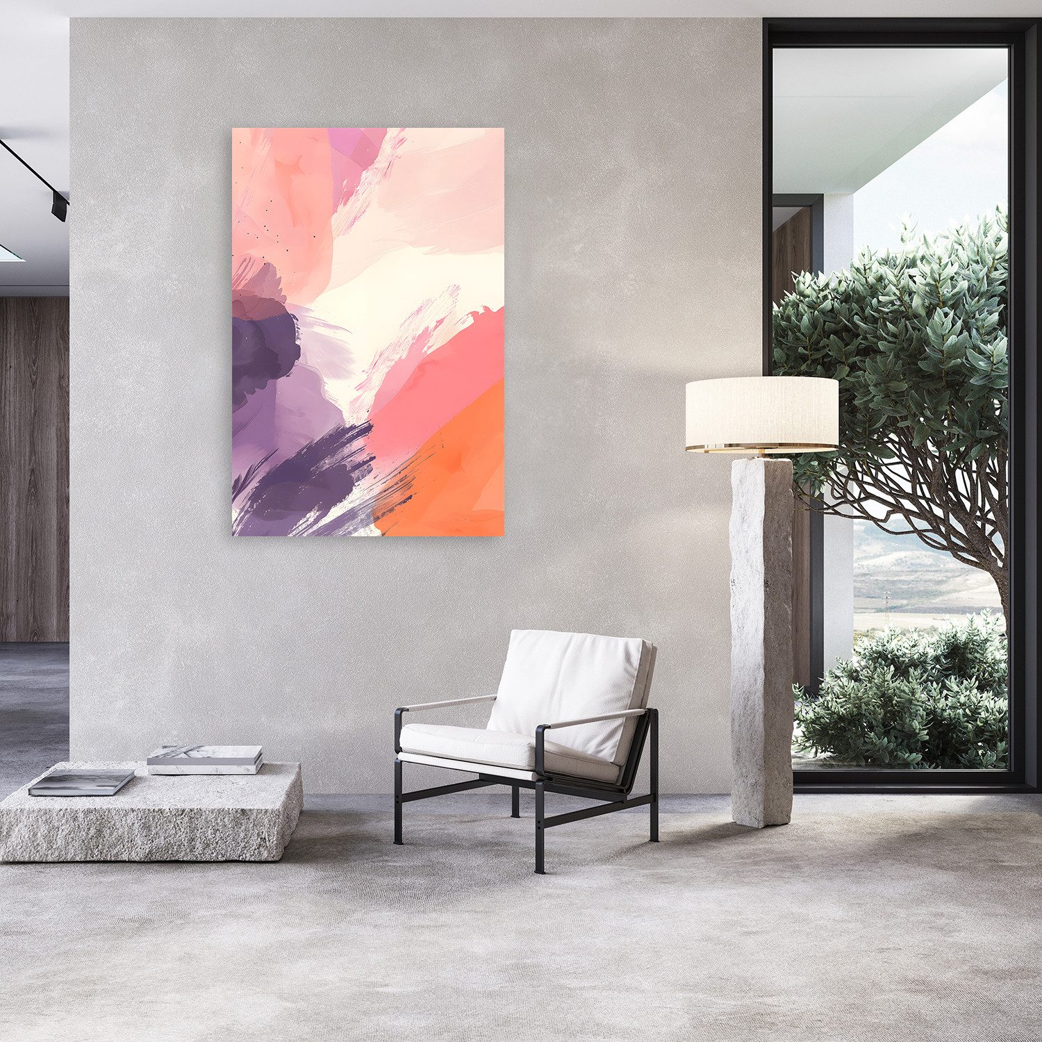 queence Acrylglasbild Abstrakte Deko für Zuhause, Abstrakt, Abstrakte, Formen, Gemälde, Kunst (1 St), Kunstdruck in Galeriequalität inkl. rückseitigem Aufhängesystem